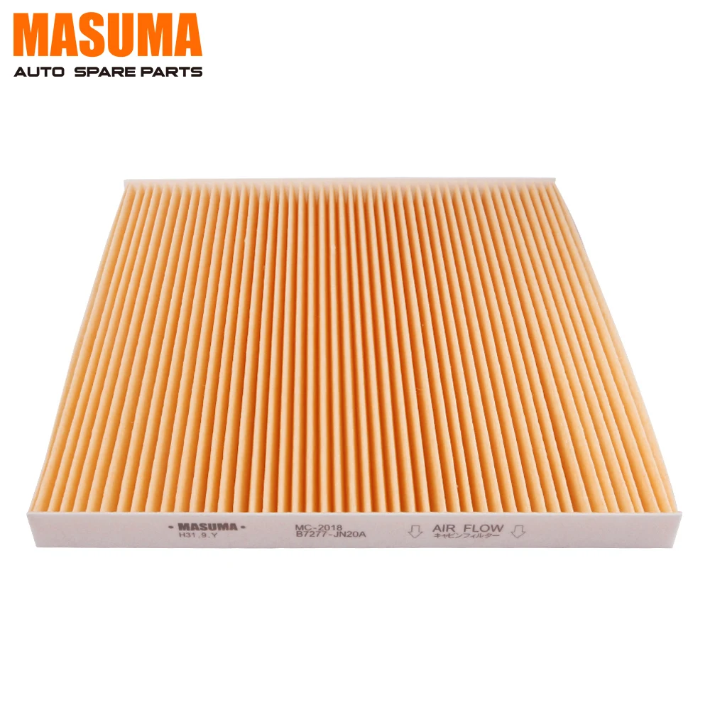 MC-2018 MASUMA Manufacturing Auto Activated Carbon Cabin Air Filter 27277-JN20A B7277-JN20B AY684-NS016 for NISSAN ELGRAND