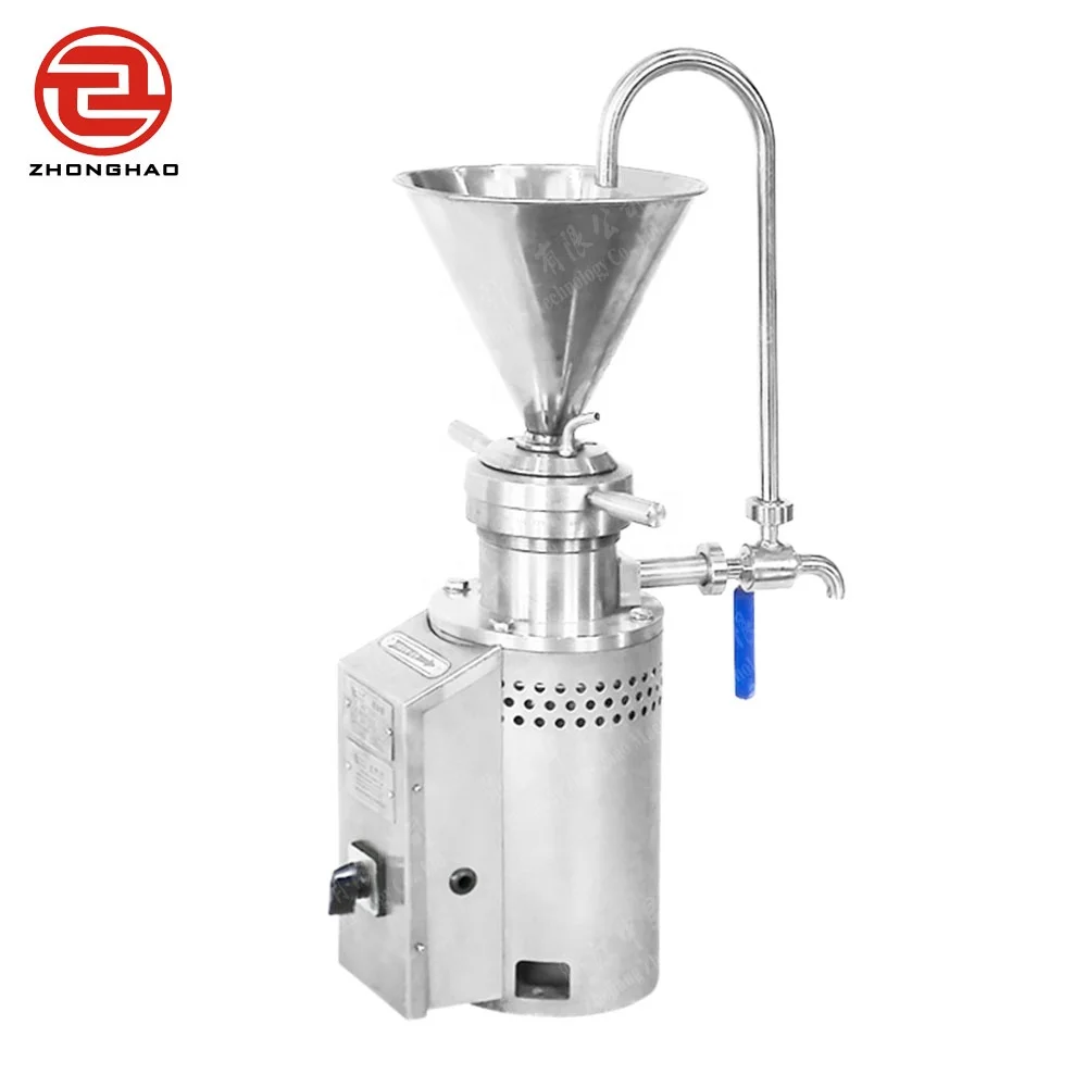 peanut butter colloid mill Mashed potatoes  making equipment Colloid Mill Soymilk making machine for chili Coffee bean