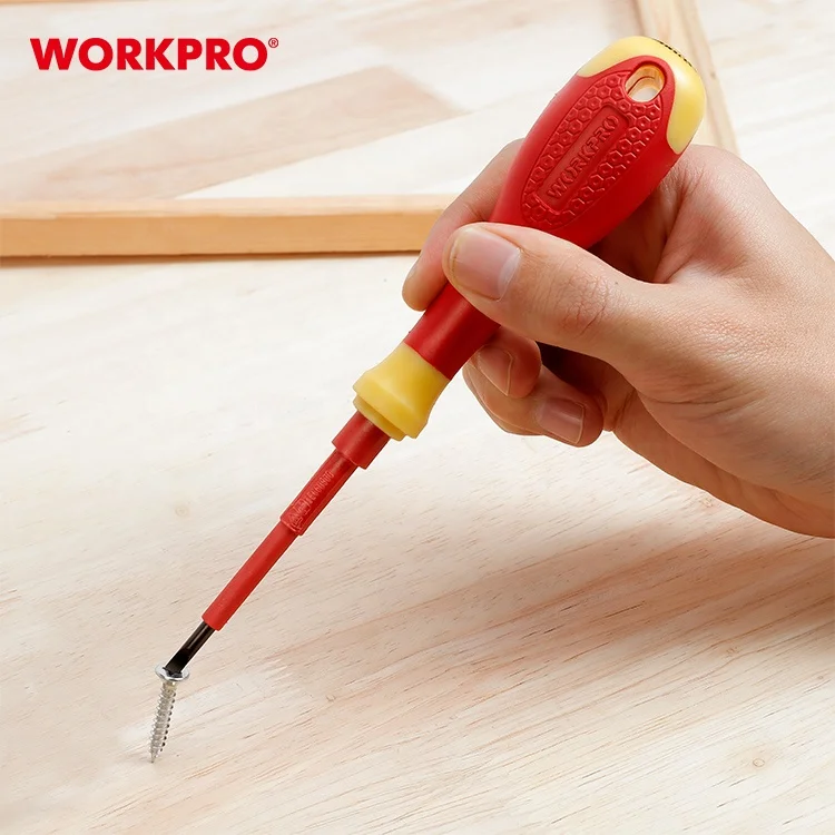 WORKPRO 1000V 5.5X150MM VDE Insulated Slotted Screwdriver
