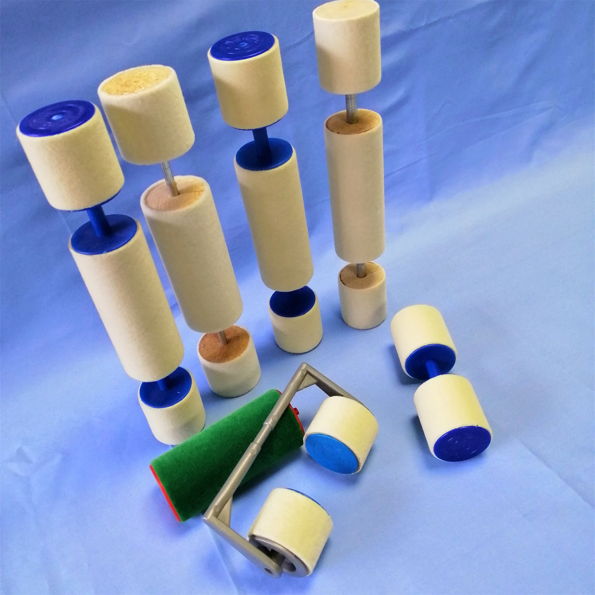 HL--085 China Manufacturer Spinning Clean Clear The Roller Four-spindle Plastic Velvet Roller for Textile Machinery