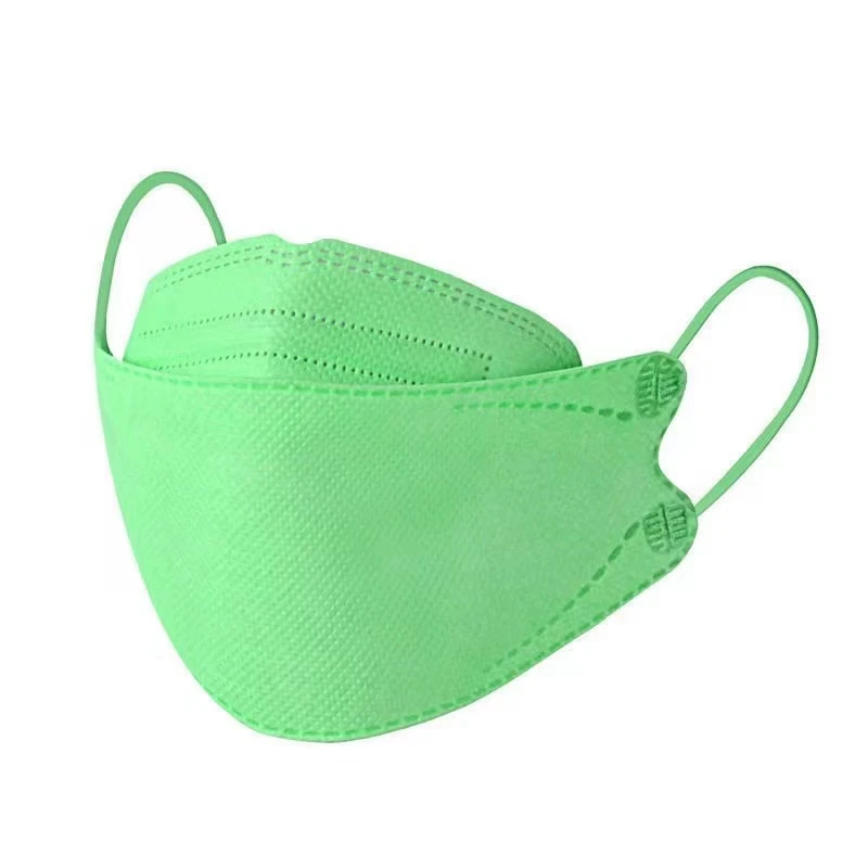 Respirator facemask printed logo colors Protective fish shape kf94mask kf94 disposable face mask kf94 fish mouth kf94