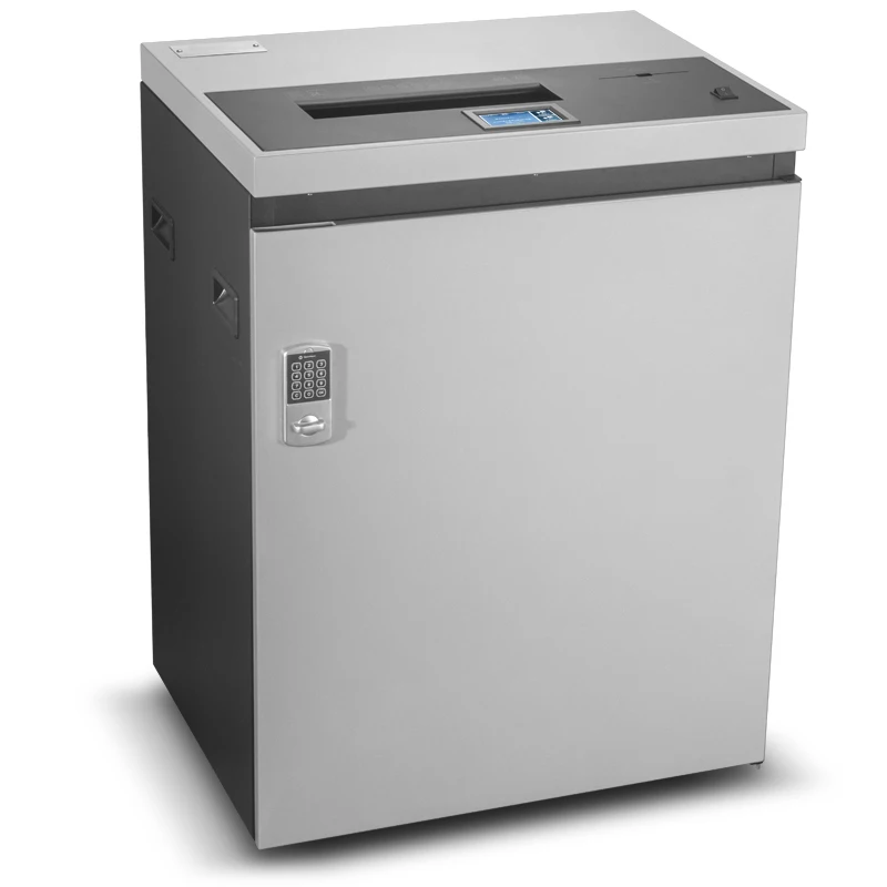 P-3450 Comet Heavy Duty Paper Shredder 45 Sheets P4 Cross Cut Paper Shredder Industrial 24 Hour Run Time With 127L Pullout Bin