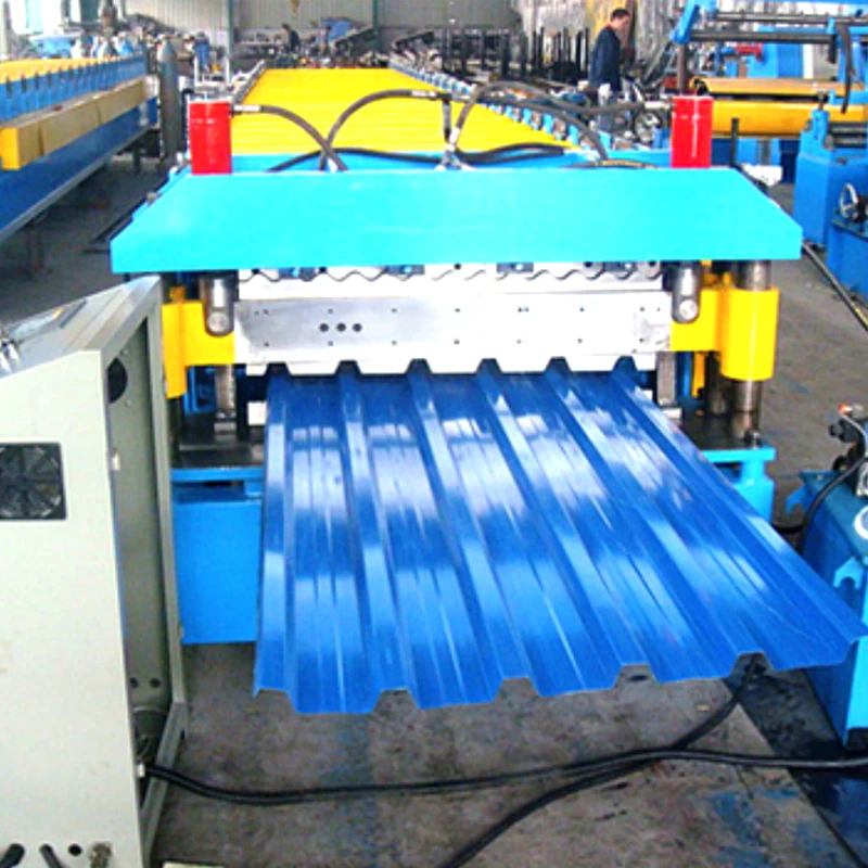 Prime Quality 0.55mm corrugate sheet roof Corrugated PPGI Color Coated Corrugated Steel Roofing Plate for Building Construction