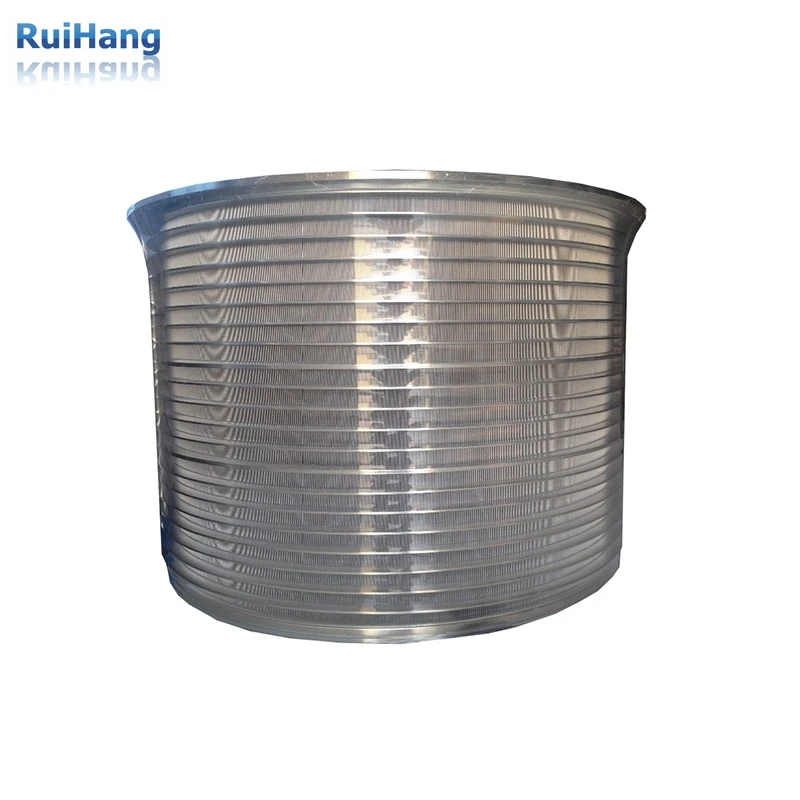 Electrolytic Polish Pressure Screen Basket With Hard Chrome Coating Drilled Type