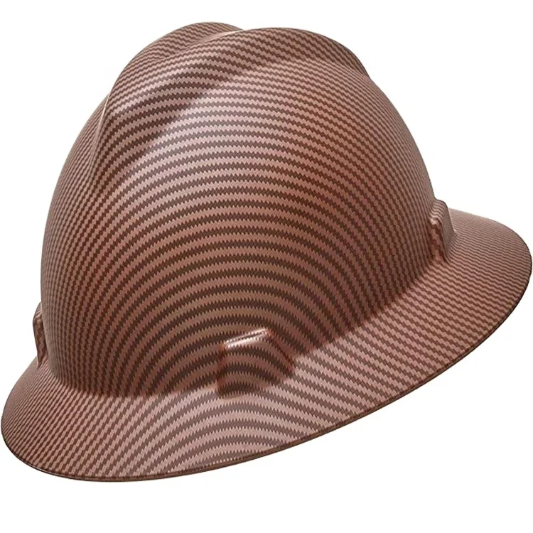 miner safety helmet construction PE material hard hats for miner mining safety helmet lamp full brim hat