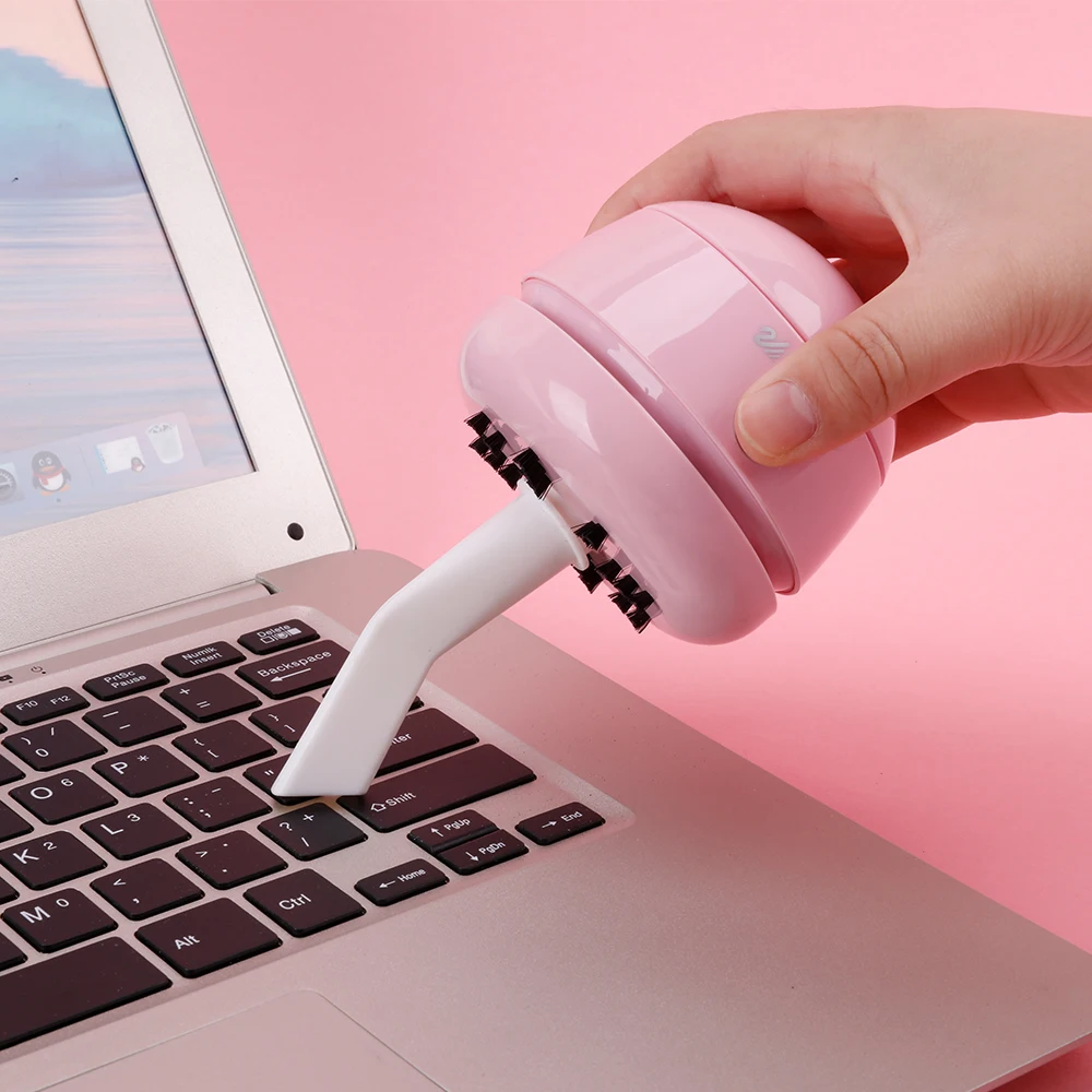 Tenwin 8052 USB Cable Rechargeable Desktop Mini Vacuum Cleaner for Promotion Gift Office Home and Kitchen Using