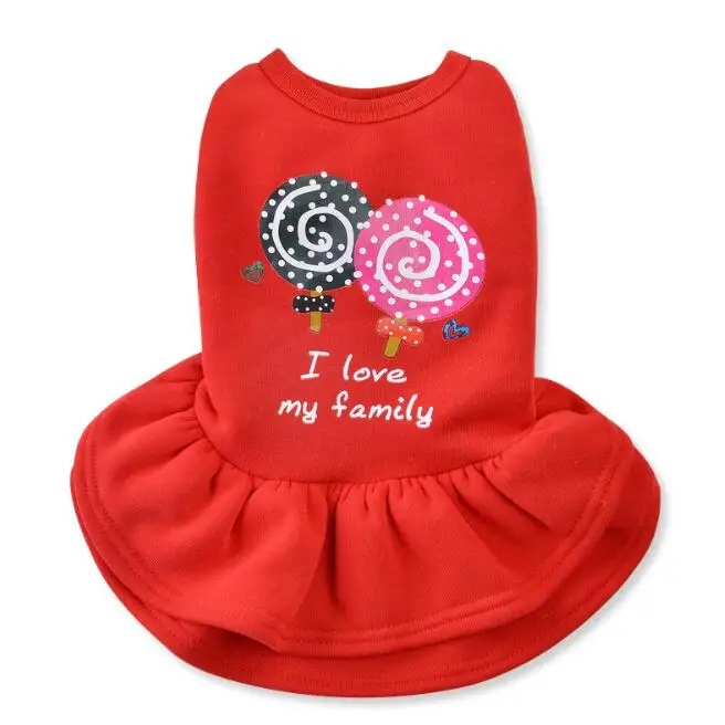 wholesale custom dog pet clothing lovely small dog skirt for girls pet dresses