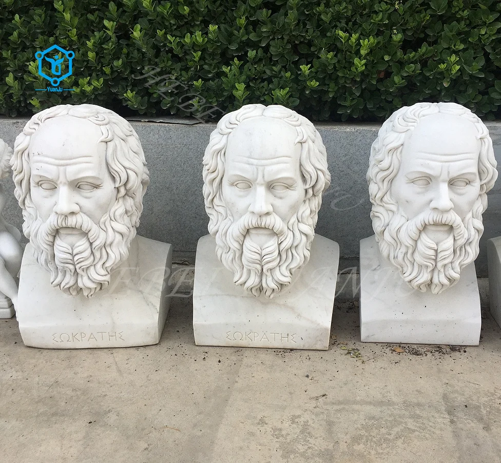 Life Size Custom Made Greek God Marble Sculpture Apollo Head Bust Statue