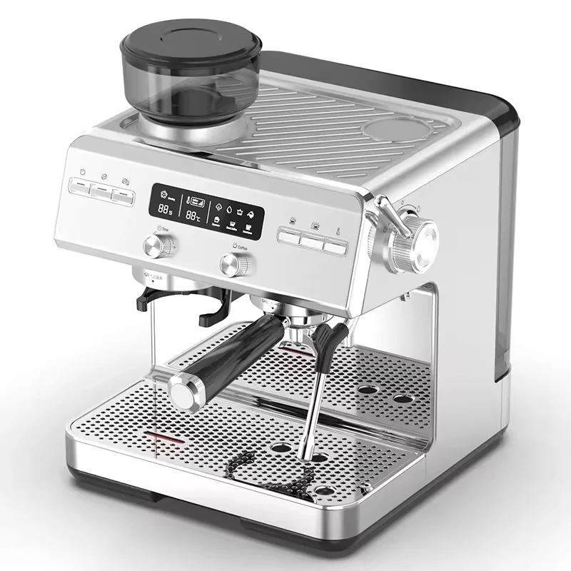 Household Bean To Cup Espresso Coffee Make Machine Semi-automatic Espresso Coffee Maker Machine With Grinder