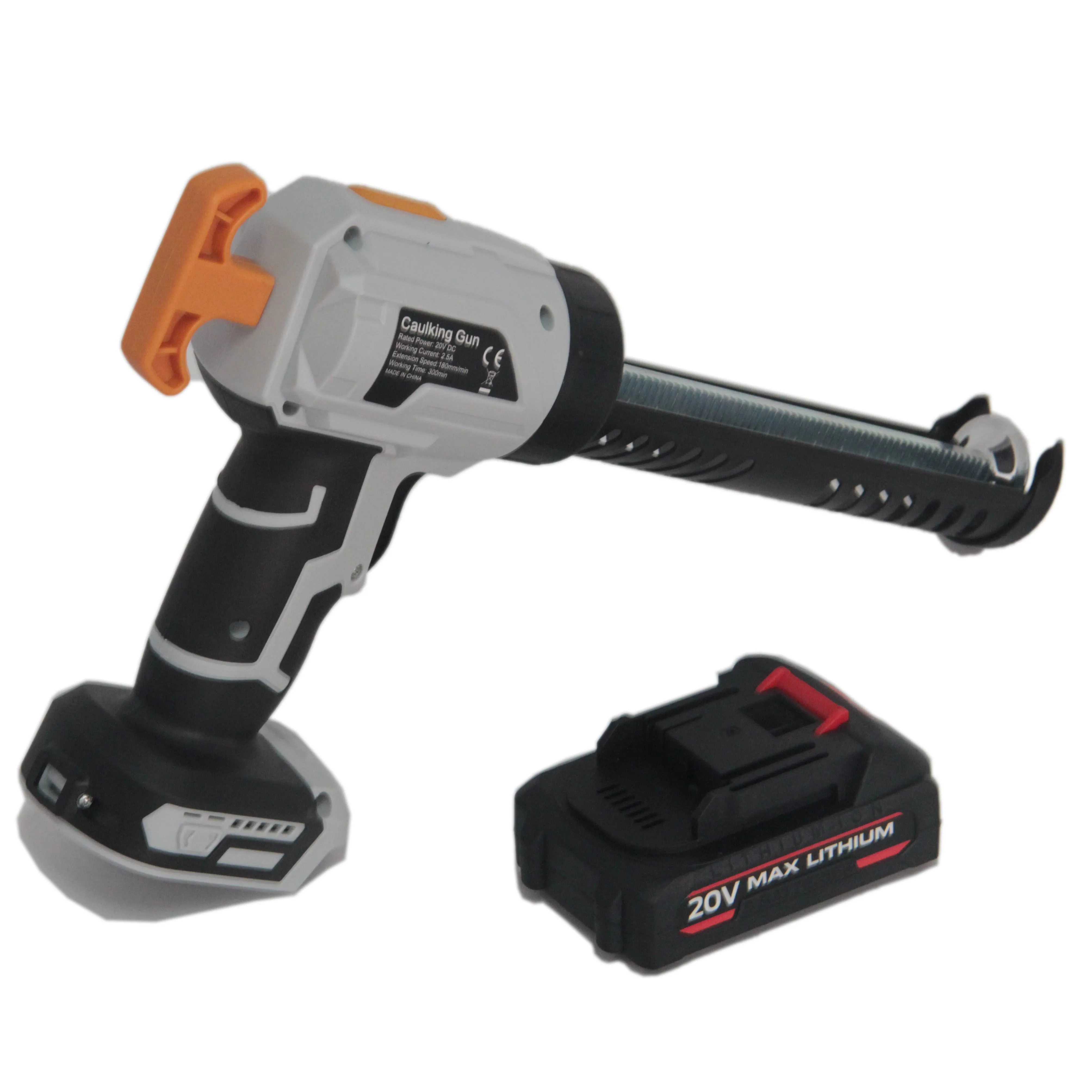 CX-43 Electric Caulk Gun Max Cordless Caulking Gun With Battery Adjustable Speed 1.26-3.26 mm/s