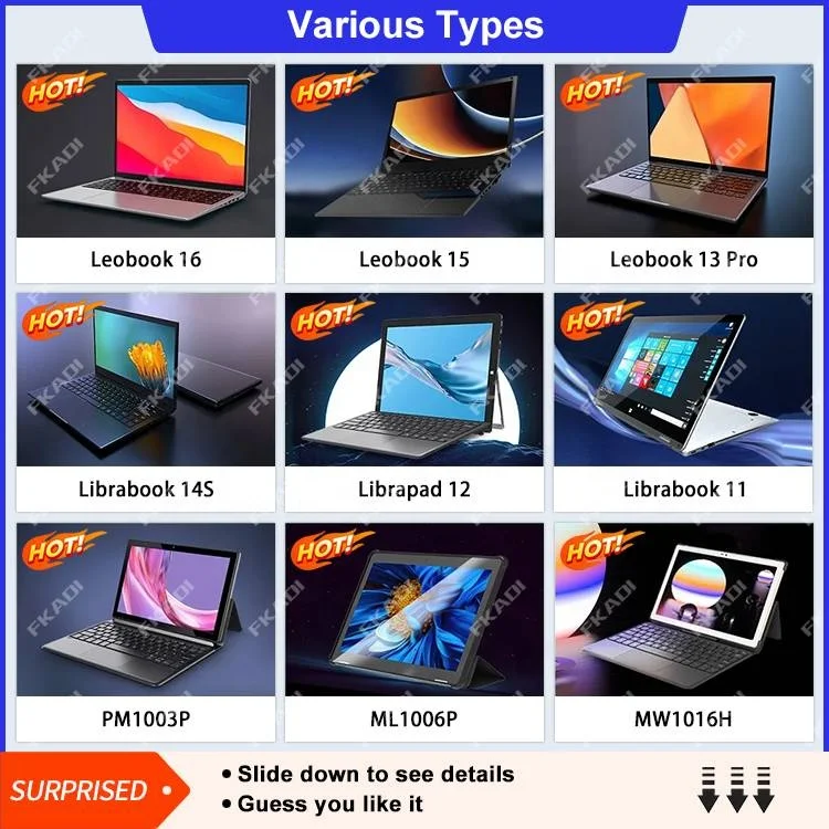 Customized 15.6 inch laptops computer 8GB 16GB 32GB RAM Notebook Portable dual screen business laptop Computer