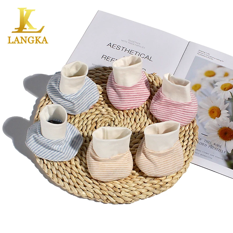 Пользовательский мультяшный теплый новорожденный модный хлопок милый чехол для ног Новорожденные пинетки