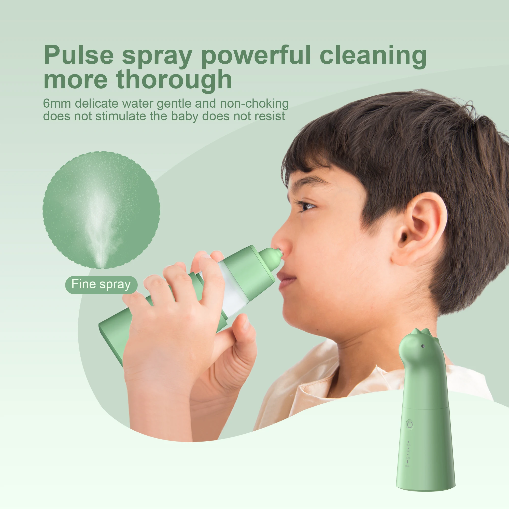 Nasal Care for Sinus Relief Nose Cleaner Sinus Rinse Kit Portable Spray Nasal Irrigation System for Children and Adults