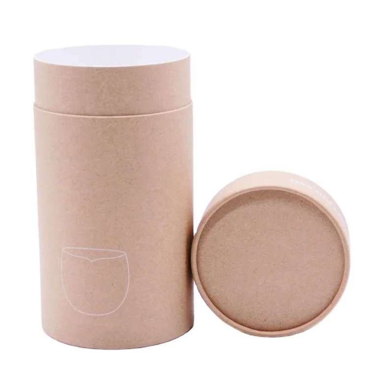 Customized Food Grade Tea Box Coffee Packaging Container Round Packaging Tea Cartons Packaging