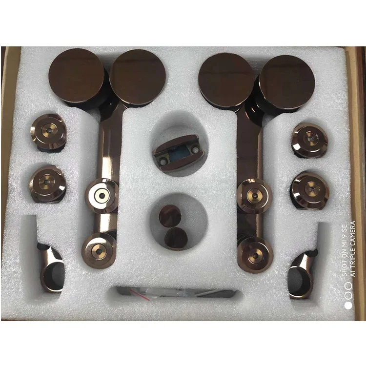 Frameless Glass shower Stainless Steel 304 Sliding Door Hardware