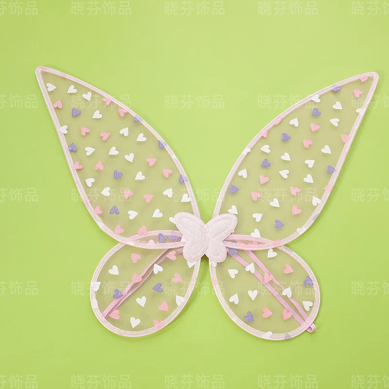 BAIGE Angel Butterfly Wings Costume Adult Angel Wing for Sale Butterfly Sparkling Sheer Fairy Wings for Girls Women Party Wear