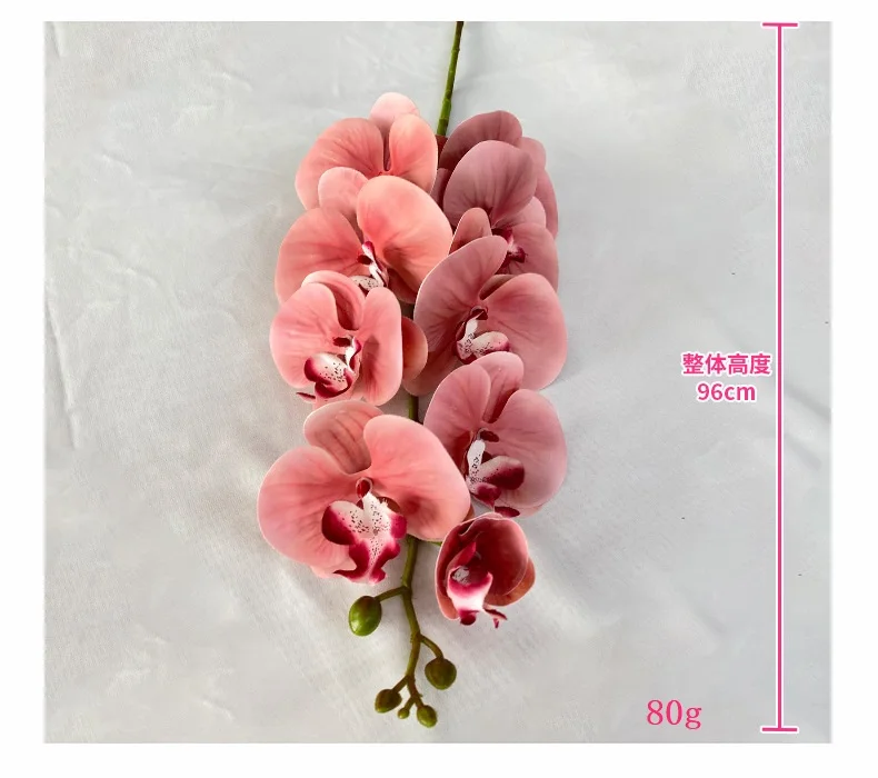 Wholesale Artificial simulation Of Multi Headed Butterfly Orchid Flower Arrangement Hotel Home Garden Wedding Decoration