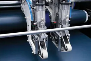 Automatic Cold Spray System 3 Guns 4&6 Points Cardboard Box Forming Corner Folding Gluing Automatic Folder Gluer Machine