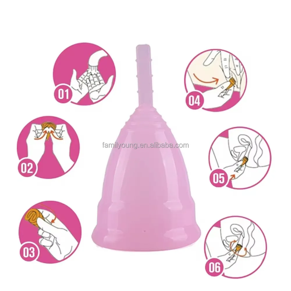 Женская менструальная чаша медицинского класса из силикона для женской гигиены многоразовая Medica