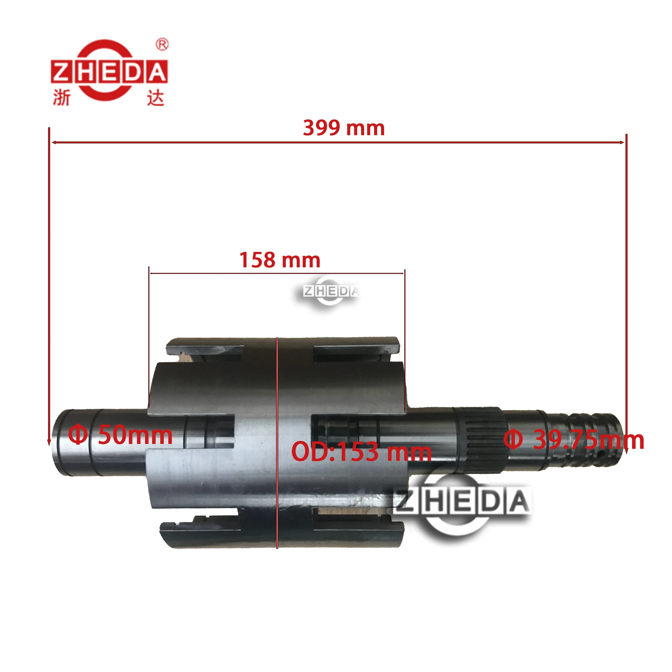forklift parts clutch shaft assembly used for hyster toyota  tcm with  130C3-82151 15793-80252  YQX100.805  Remark: forward