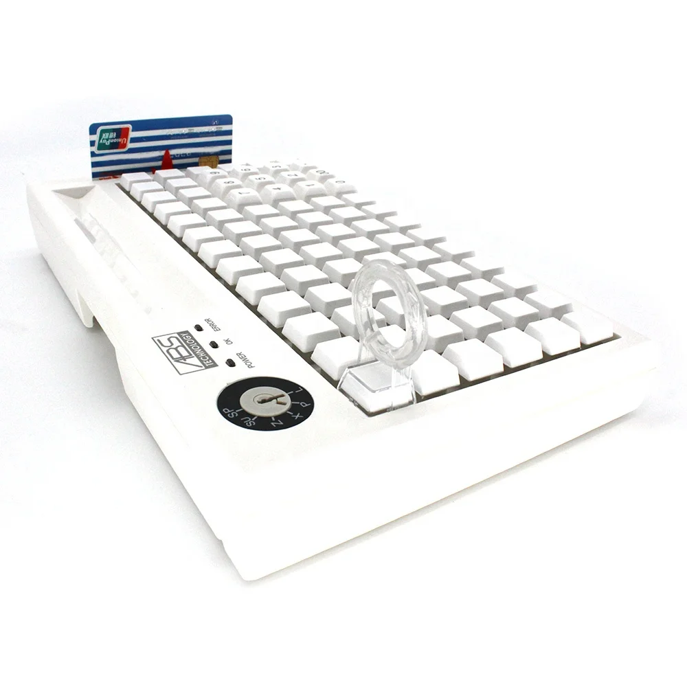 With Magnetic Card  Usb 78-key Programmable Keyboard  for Cash Register Peripherals