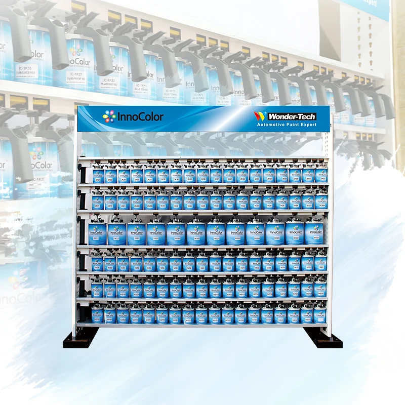 InnoColor Acrylic Lacquer Auto Spray Metallic Extra Finest Silver Paint Mixing Machine System Wholesale Car Repair