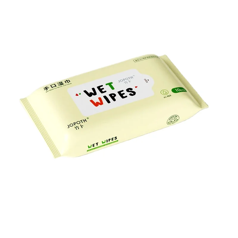 Wholesale small pack nonwoven fabric wet wipes tissue face hand mouth baby wet wipe