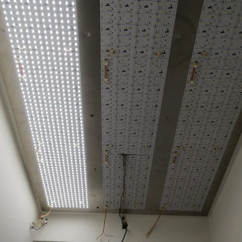 Cuttable High CRI 80/90/95 Dotless LED Flexible Constant Voltage Flex Tile Lights Strip