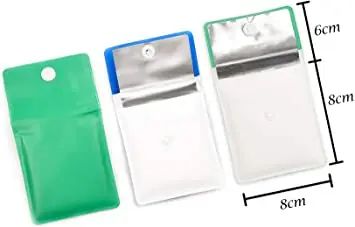 Pocket Ashtray Portable Cigarette Ash Pouch PVC Reusable Cigarette Ash Bags Cigar Accessories Coin Purse Compact Fireproof