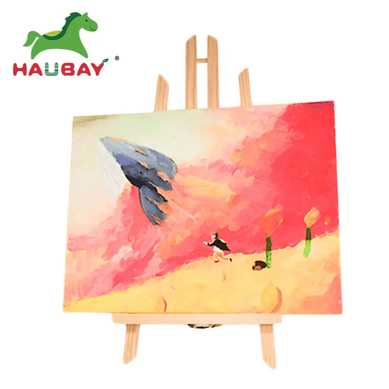 Портативный Регулируемый мольберт для рисования по дереву, горячая распродажа популярных мольбертов для рисования для взрослых