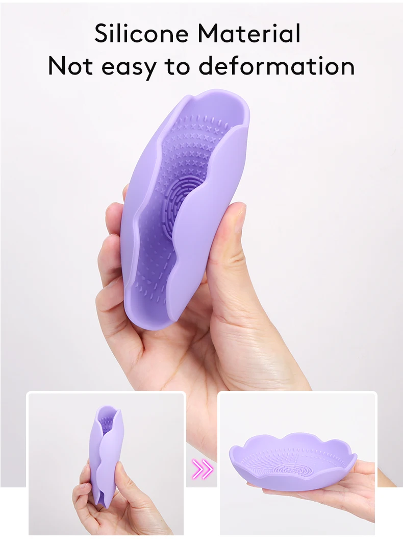 Hot Sale Limpiador De Brochas De Maquillaje Holder Make Up Tool Cleansing Pads Mat Dryer Bowl Silicone Makeup Brush Cleaner