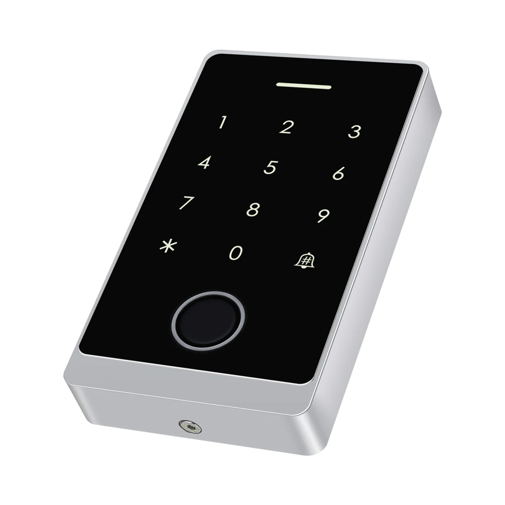HF8 Водонепроницаемый Открытый IP66 125 кГц и 13 56 мм Гц RFID считыватель карт Биометрические отпечатки пальцев двери контроля доступа для офиса квартиры