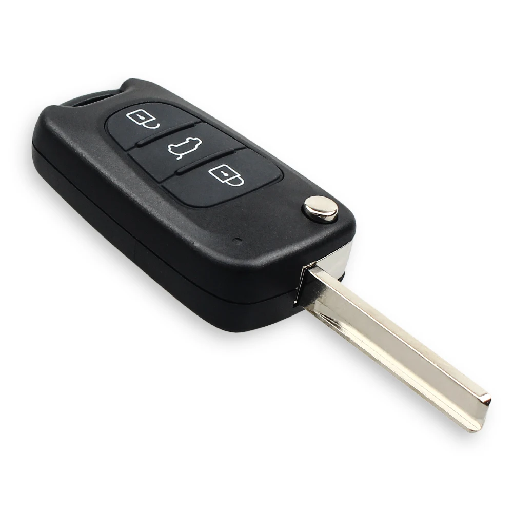 Раскладной чехол-брелок KEYYOU для Hyundai I30 IX35 Picanto Solaris RIO Sportage Elantra Kia K2 K5 Verna