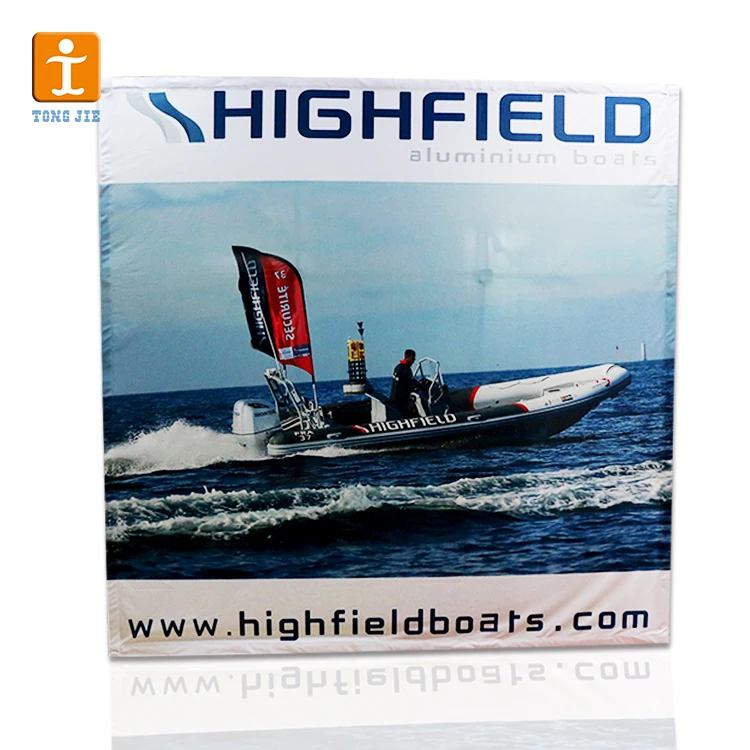 good quality popular Fashion Full colour Printing Display fabric tension backdrop photocall from China factory