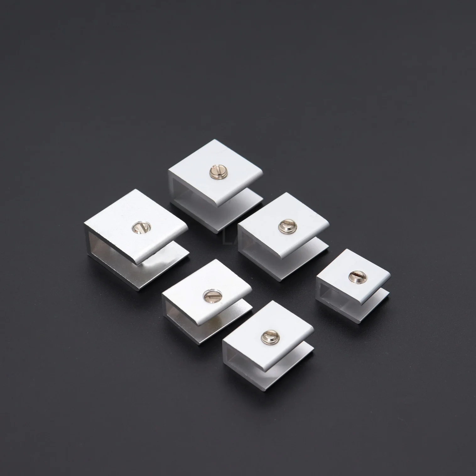 Heavy Duty Waterproof Aluminum Alloy Wall Mount 8-10mm glass fixing bracket Holder Clip Clamp