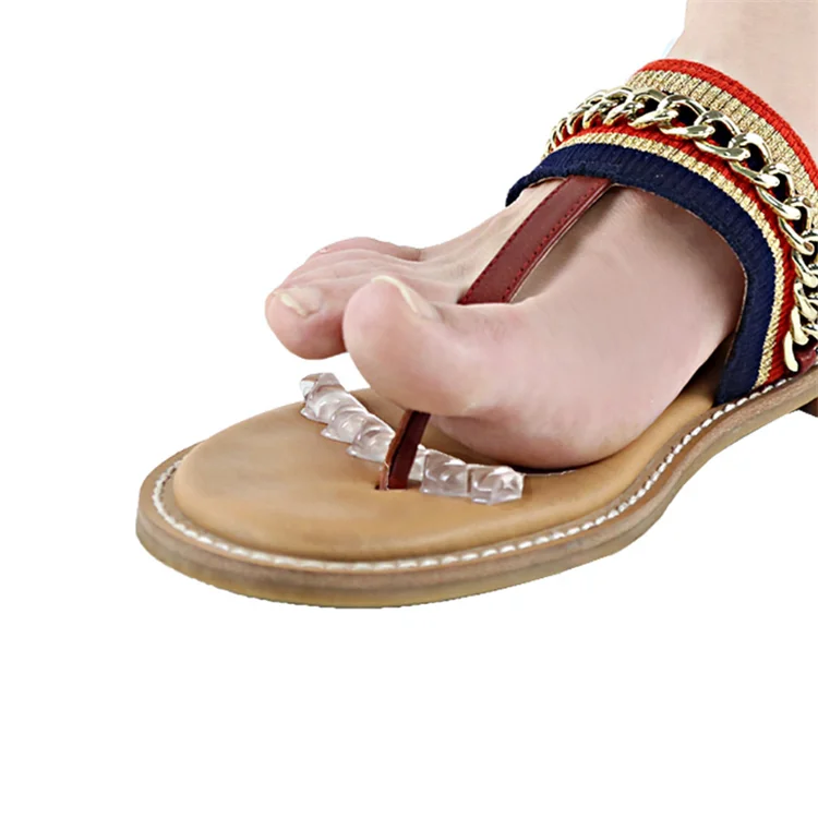 Self-adhesive Silicone Crystal Gel Non-slip Anti-wear Women High Heel Shoe Sticker Cushion Pad Foot Care