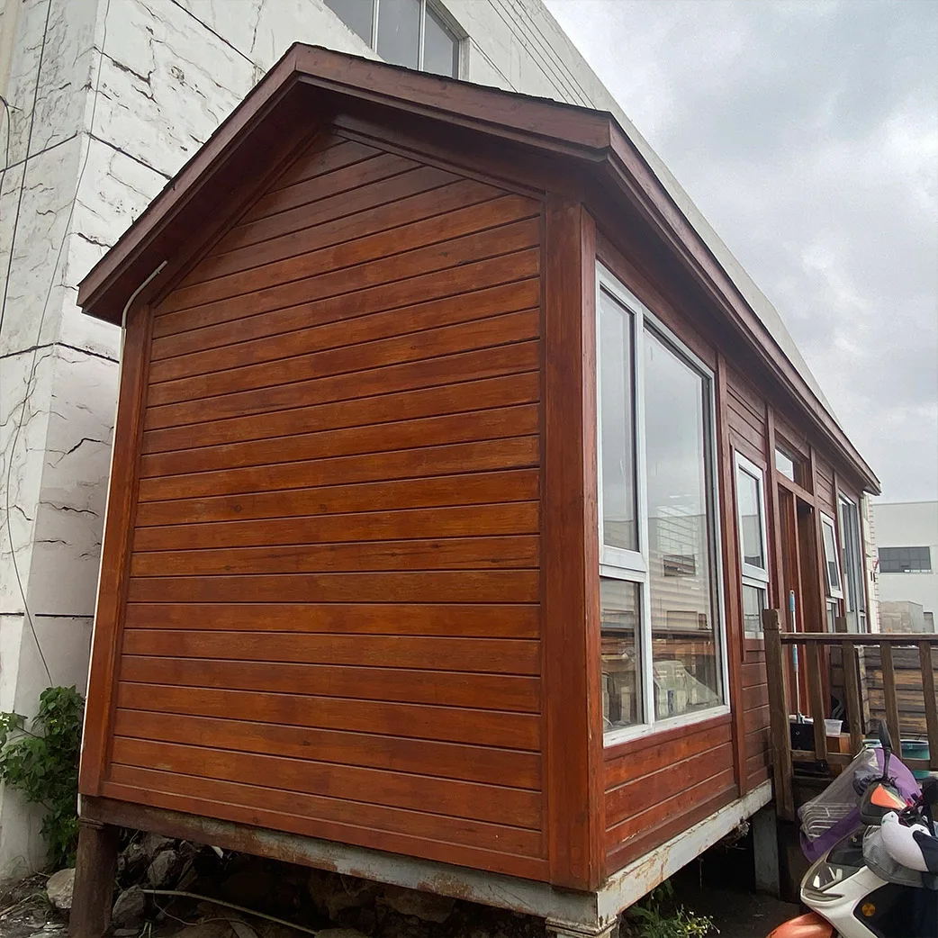 Wooden House Kit China / Prefab Summer House Design Luxury Chalet