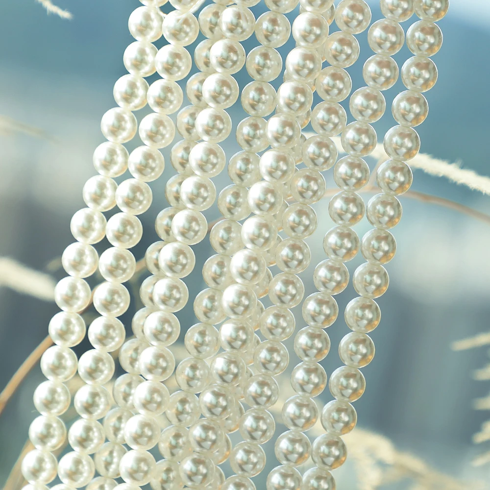 HB K9 Pearls Stock sale 2mm-14mm 5A Pearl Crystal glass round Loose Beads jewelry for Vase Fillers, Wedding