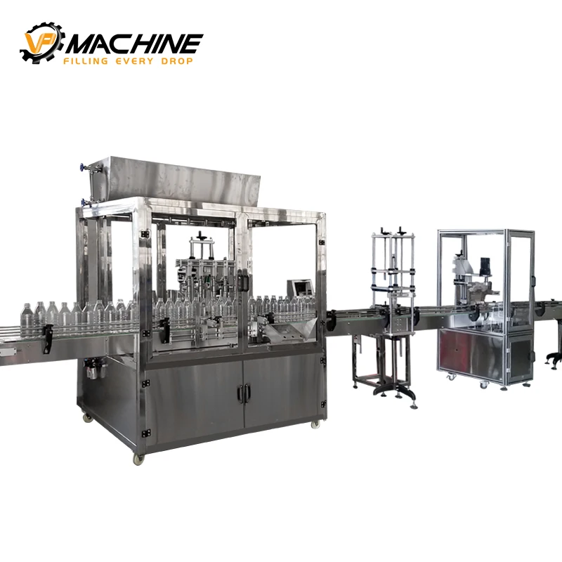 New arrival eight head liquid detergent automatic filling machine capping machine labeling machine product line