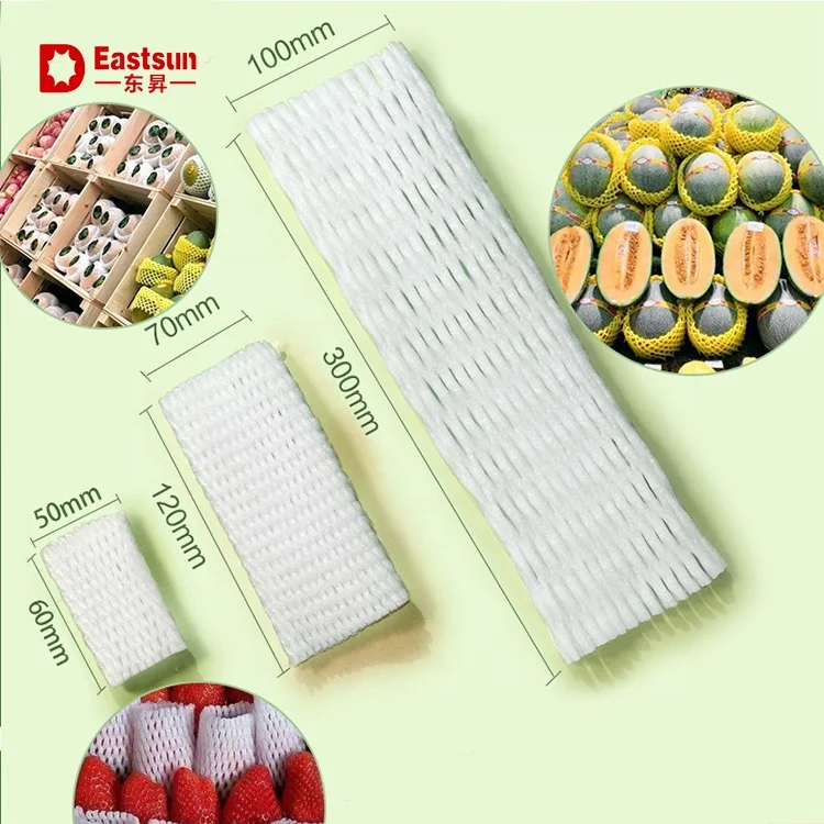 Colorful Fruit Foam Net High Quality Plastic Foam Sleeve Net Fruit Epe Foam Net