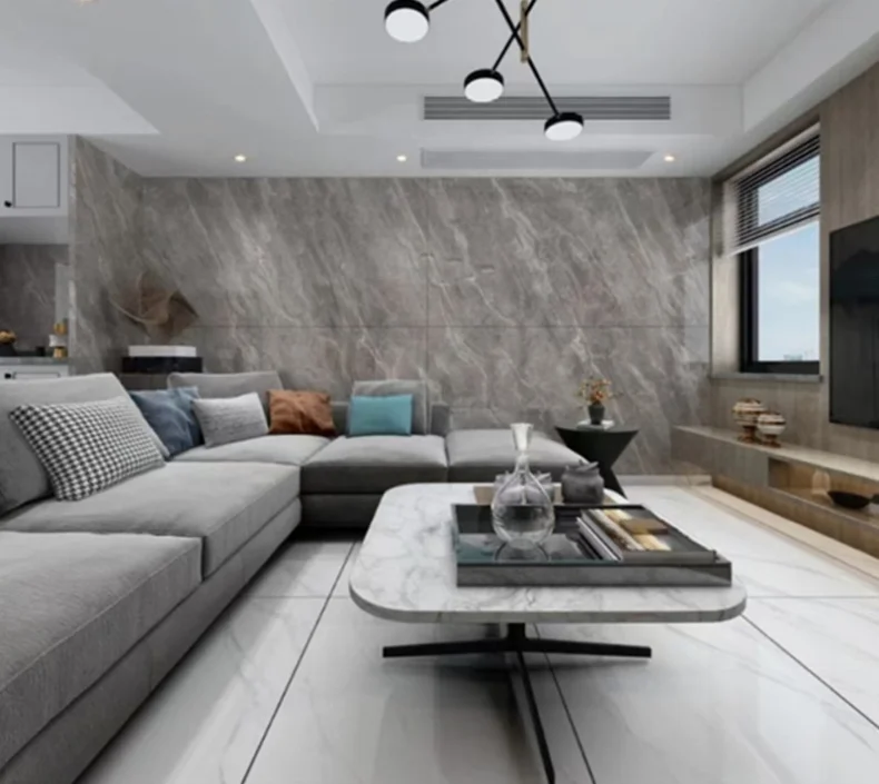 Modern Others Doors Floor Tiles CBM Glazed Polished Tiles Porcelain Style Nice Color Marble Big Size Hotel Stainless Steel