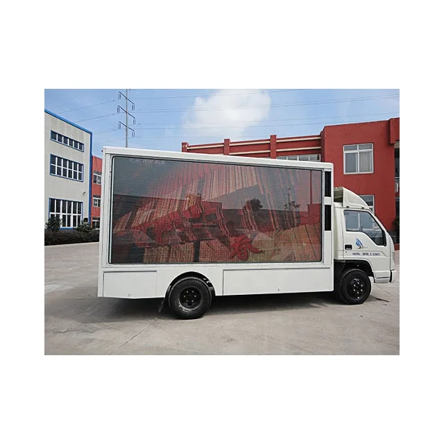 Outdoor Full Color video advertising P4mm Outdoor Truck Bus Car LED Screen Easy Installation LED display mobile truck