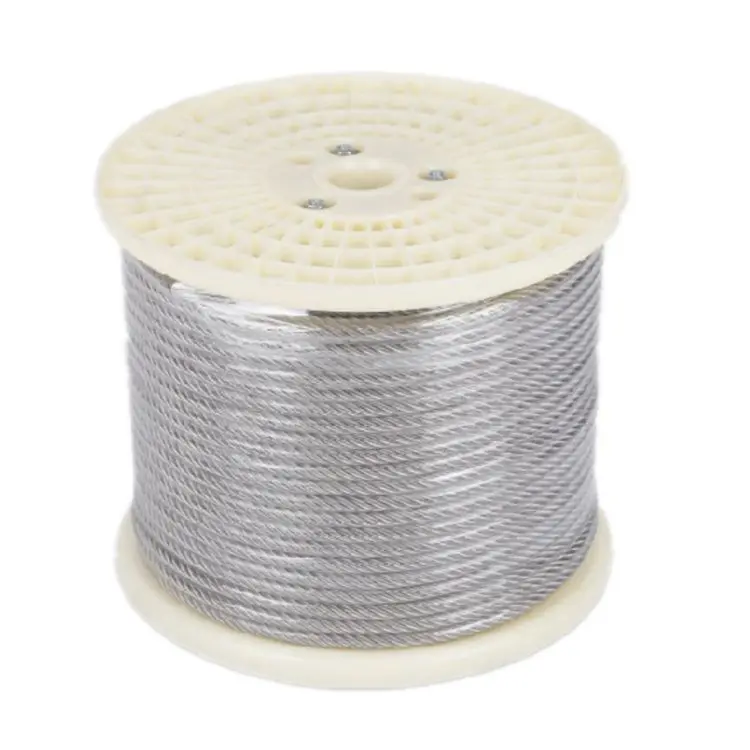Haiboer 7X7 6MM Galvanized Stainless Steel Wire rope for Stair Protection