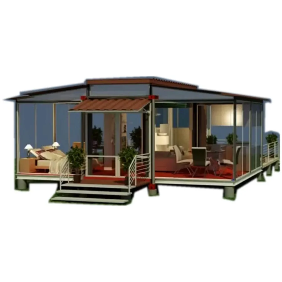 2024 new luxury house prefabricated mobile expandable house little prefabricated home
