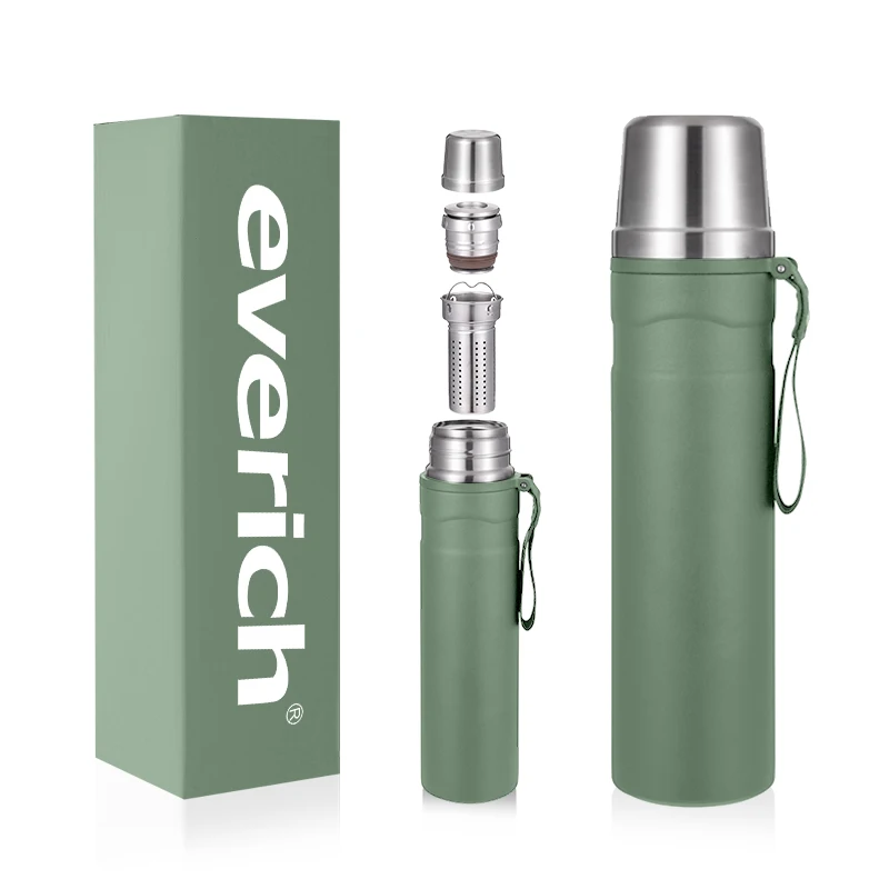 2024 New Style Stainless Steel Water Bottle Gallon Bottle Vacuum Sport Water Bottle For Outdoor