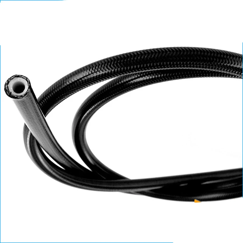 AN3 AN4 AN6 AN8 AN10 AN12 AN16  stainless steel braided PTFE liner air brake hose for Motorcycle racing