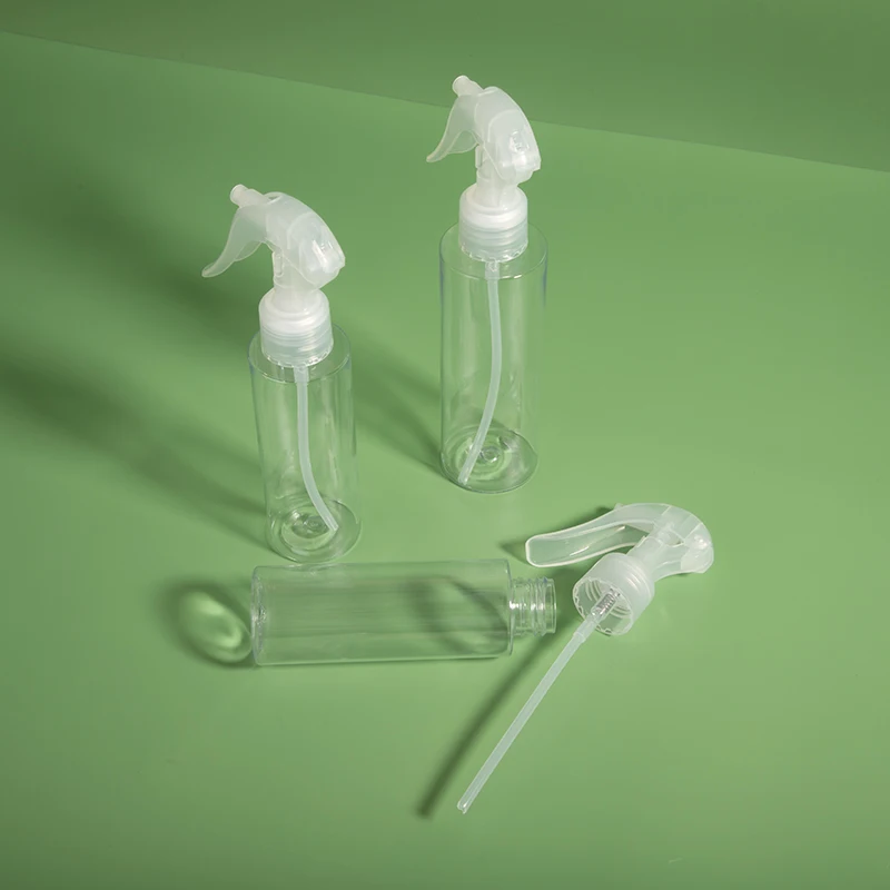 Wholesale Handy 100ml 120ml 150ml 200ml 250ml Empty Plastic Mist Spray Bottles Refillable Pet Plastic Trigger Spray Bottle