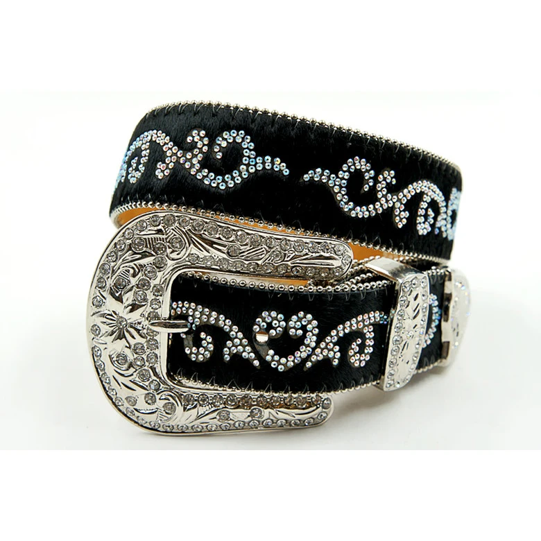 Оптовая продажа, 1,5, ширина 3,8 см, 3 шт., комплект с пряжкой из волос конского коня со стразами, ремень со стразами, роскошный женский ремень