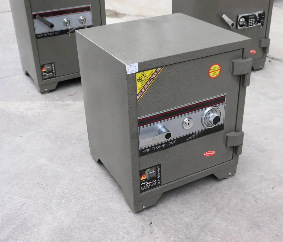 (F720c)Gemsafe fire safe/ combination mechanical fireproof safe lock filling cabinet