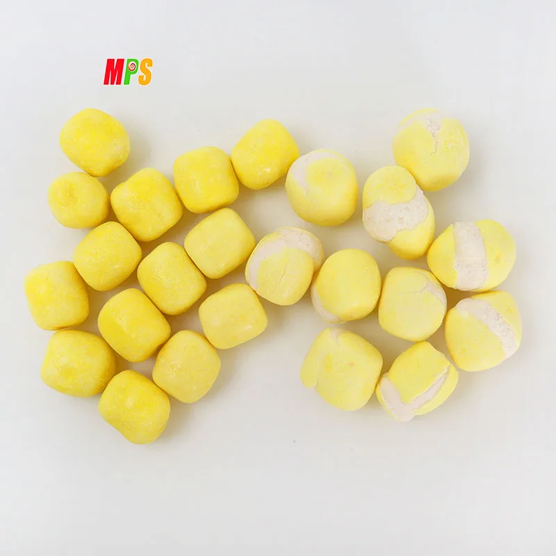 Natural Sour Sweet Freeze-Dried Chewy Fruit Gummy Candies Hard Confectionery Ball Delicious Chews Candy